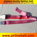 Unique special Smaller size airplane buckle women's belt for lady and womens
